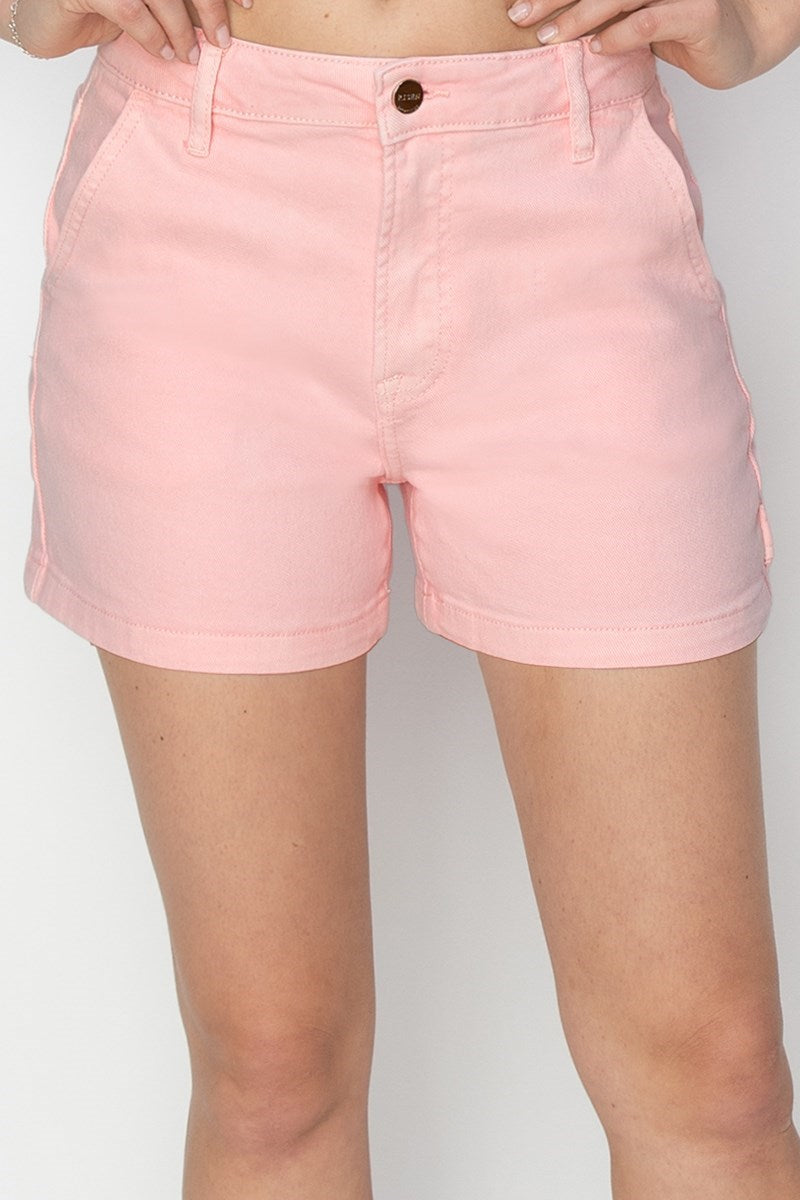 Charlotte RISEN High Rise (Pink) Jean Shorts