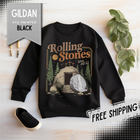 Rolling Stones "Since AD33" Easter Empty Tomb Christian – Gildan Heavy Blend | Trendy Men's and Women’s Soft Sweatshirt. Direct to Garment. Printed & Shipped in the USA. Unisex Sizes.