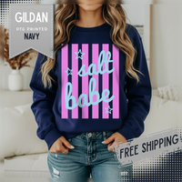 Salt Babe – Gildan Heavy Blend | Trendy Women’s Soft Sweatshirt. Direct to Garment. Printed & Shipped in the USA. Unisex Sizes.
