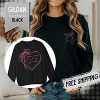 You Are So Loved, Christian Faith - Front & Back Printed – Gildan Heavy Blend | Trendy Women’s Soft Sweatshirt. Direct to Garment. Printed & Shipped in the USA. Unisex Sizes.
