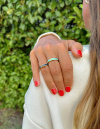 "Praise" Gold-Colored Stackable Ring