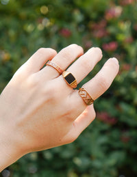 "God is Greater…Highs Lows" Gold-Colored Ring