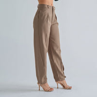 The Manhattan (Mocha) Barrel Pants