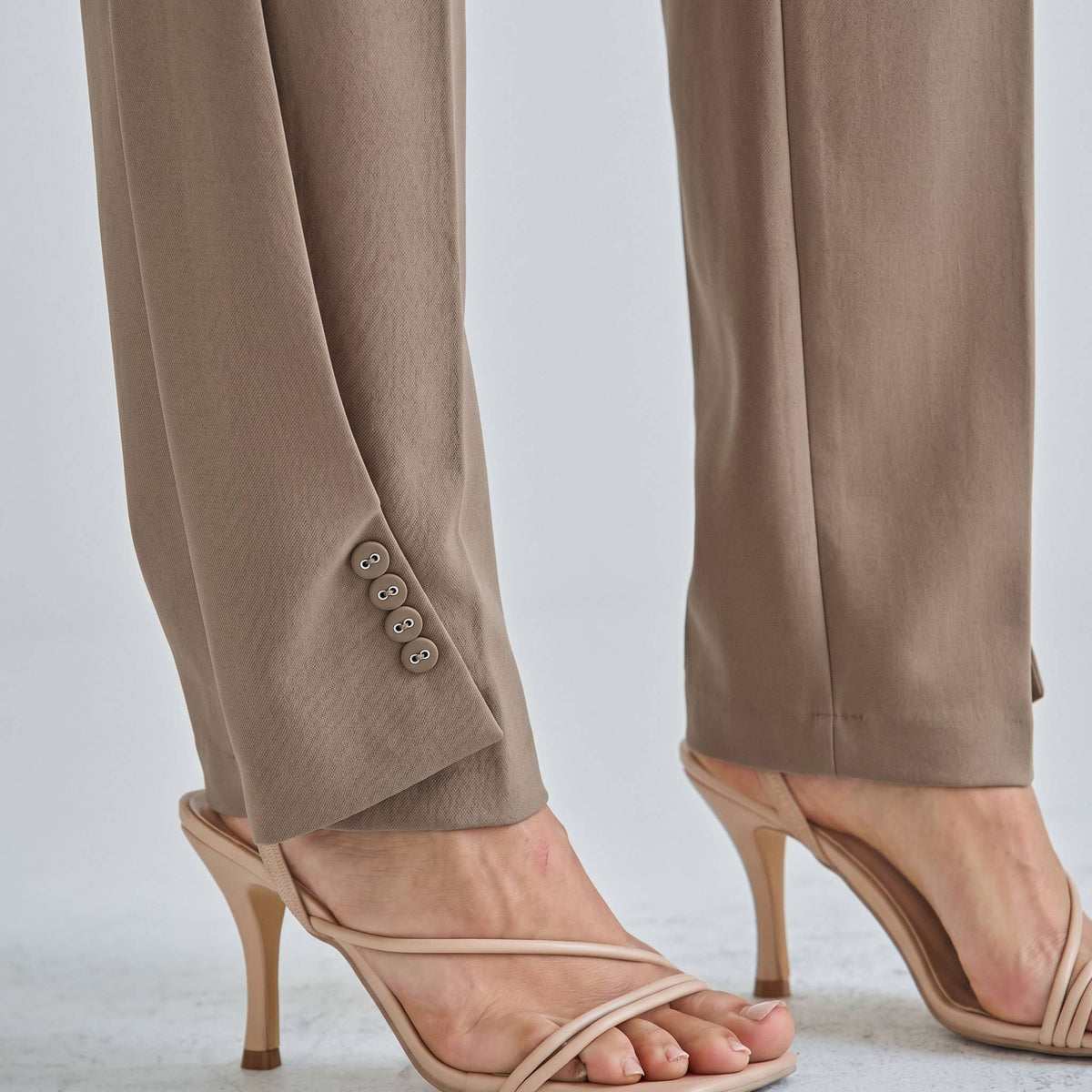 The Manhattan (Mocha) Barrel Pants