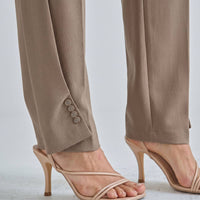 The Manhattan (Mocha) Barrel Pants