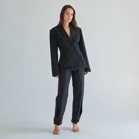 The Manhattan (Black) Barrel Pants