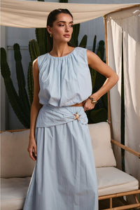 Starfish Bubble Top & Skirt Set (100% Cotton)