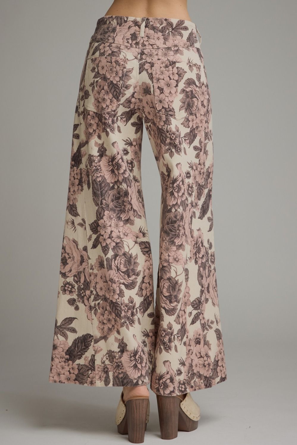 Rosalie Floral Wide-Leg Jeans