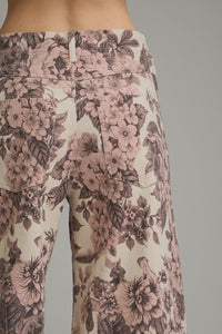 Rosalie Floral Wide-Leg Jeans