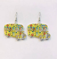 School Bus - Acrylic Earrings