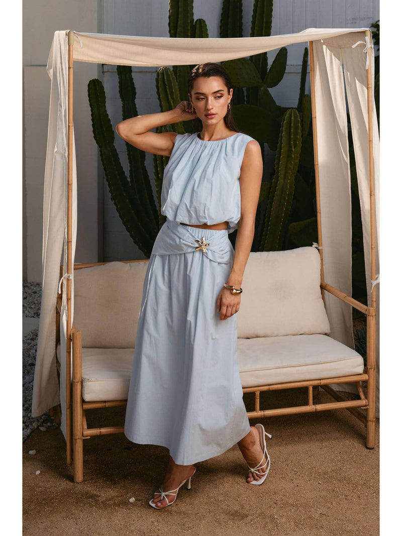Starfish Bubble Top & Skirt Set (100% Cotton)